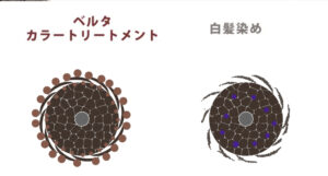ベルタヘアカラートリートメントの画像