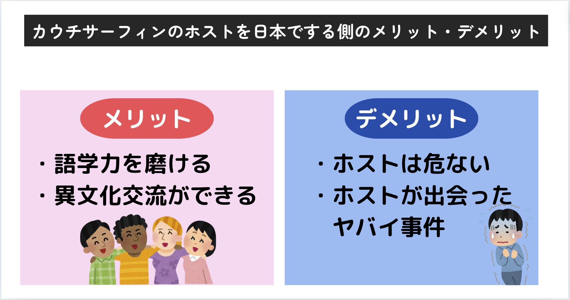 カウチサーフィンのホストを日本ですると最悪？ヤバイ事件発生例もの画像