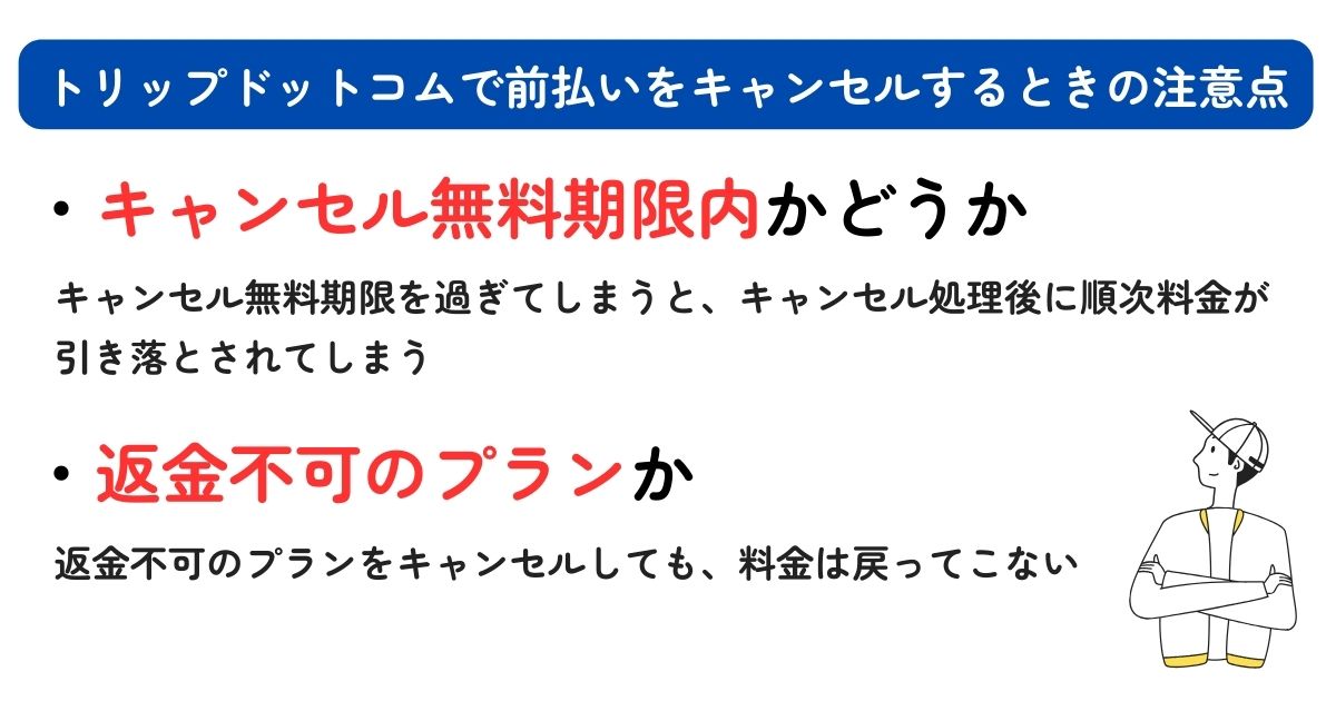 トリップドットコムの前払い方法を解説！キャンセルや返金はできるの画像