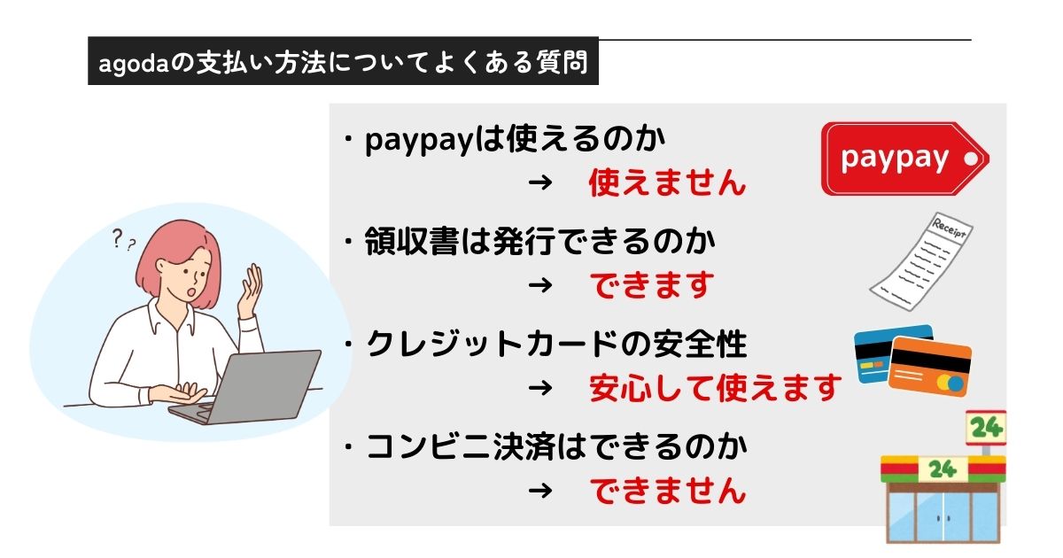 agodaの支払い方法を解説！現地払いできない際の対処法も紹介の画像