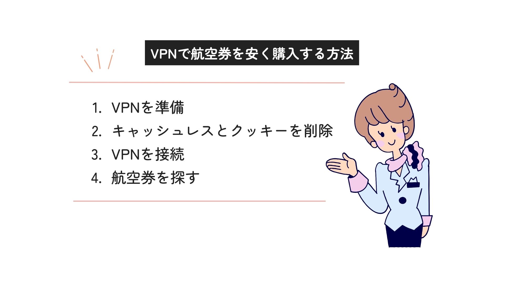 VPNで航空券を買うのは違法？利用方法や安い国がどこなのかも解説の画像