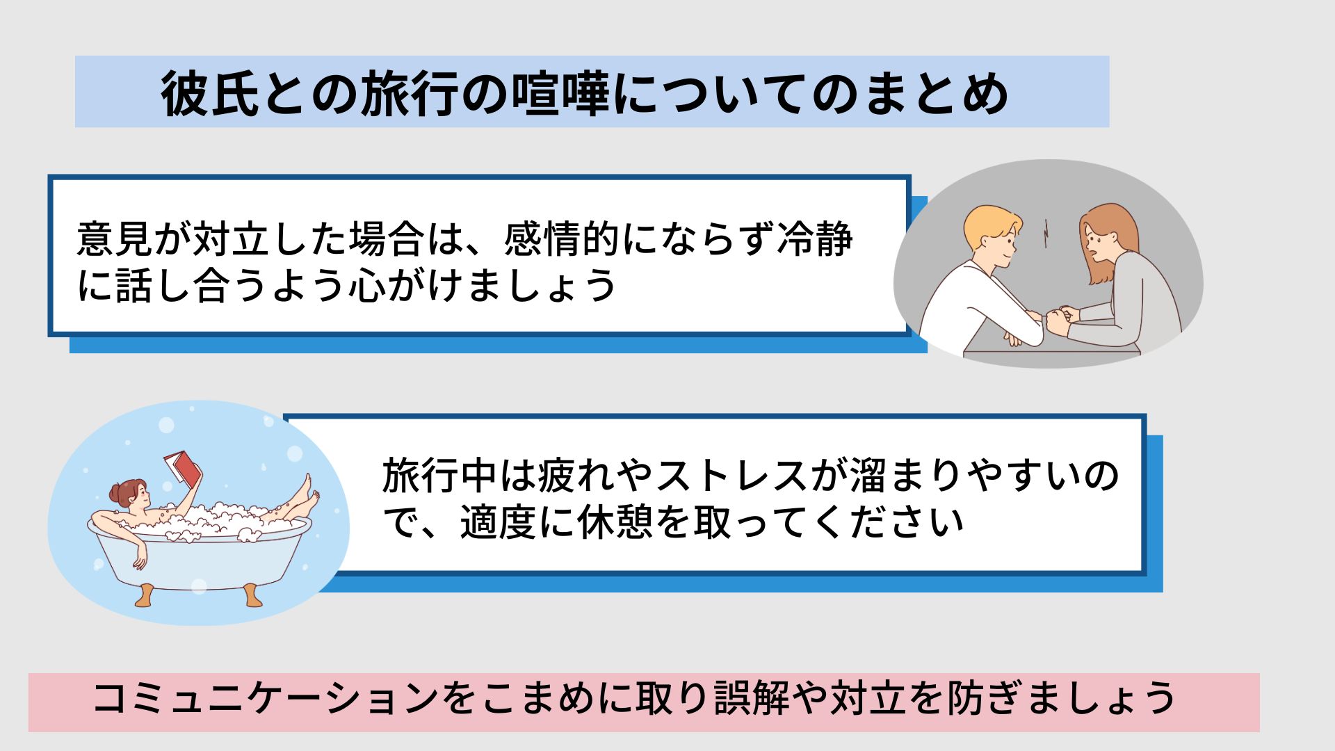 彼氏との旅行で喧嘩してしまう理由は何？原因と対処法を徹底解説の画像